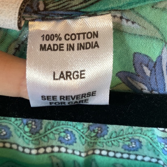 Floral Green and Purple Dress - Picture 7 of 8